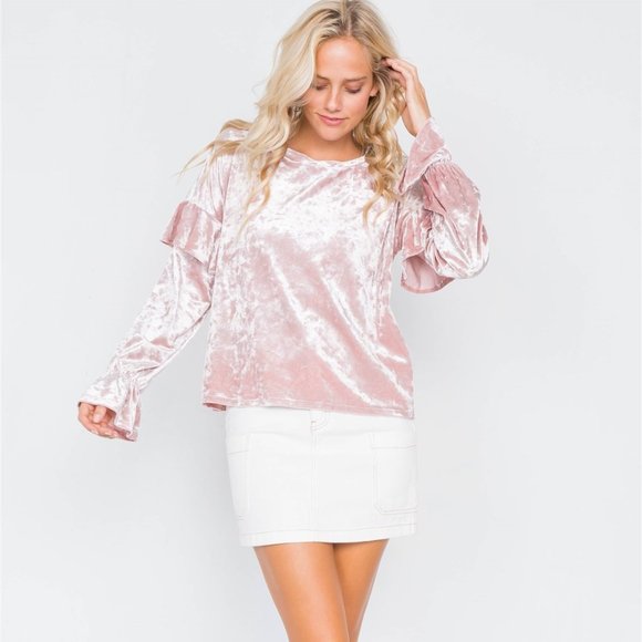 🎀Ivory Cotton Mini Retro Chic Denim Skirt🎀 - Picture 2 of 6